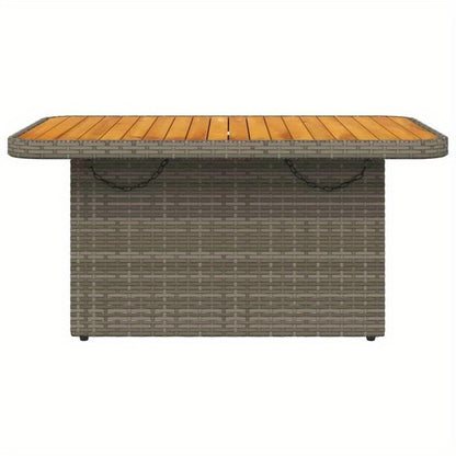 Tuintafel – Balkon Tafel – Buiten Tafel – Tuinmeubel – Buitenmeubel – Grijs – 90x55x71 cm – Eenvoudig Montage – Lichtgewicht & Draagbaar