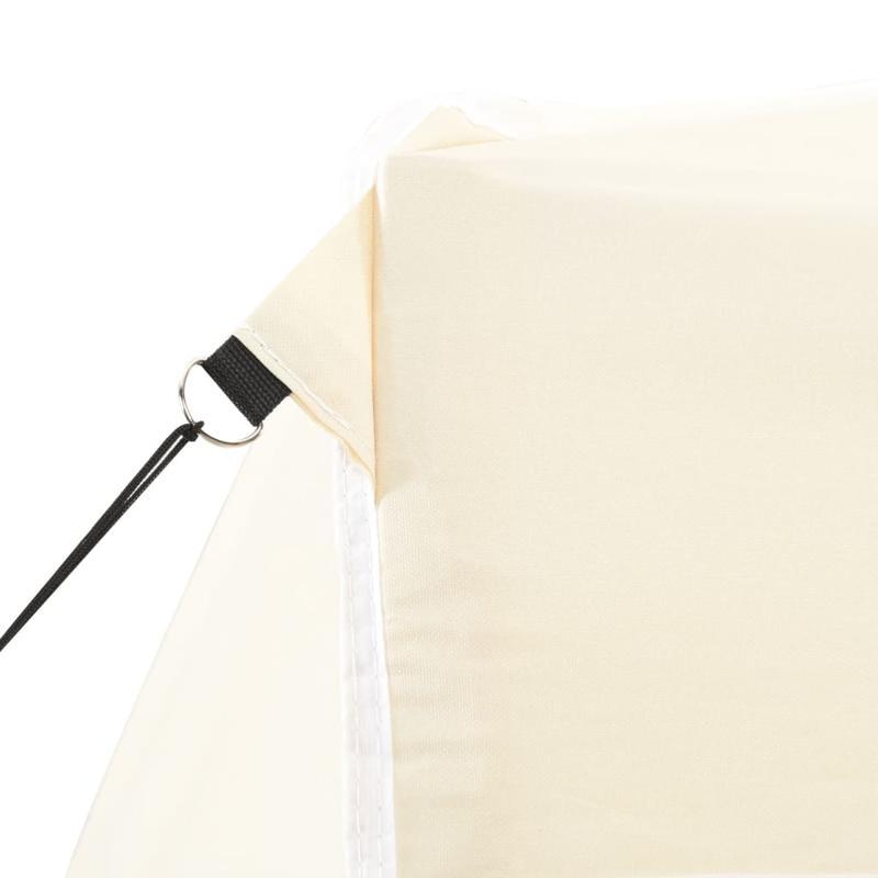 Spacious 2x2m Cream Party Tent with 4 Foldable Side Walls - Durable Fabric & Metal Frame, Ideal for Weddings, Birthdays, Camping & Outdoor Celebrations, Tents for Outside Party