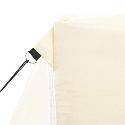 Spacious 2x2m Cream Party Tent with 4 Foldable Side Walls - Durable Fabric & Metal Frame, Ideal for Weddings, Birthdays, Camping & Outdoor Celebrations, Tents for Outside Party