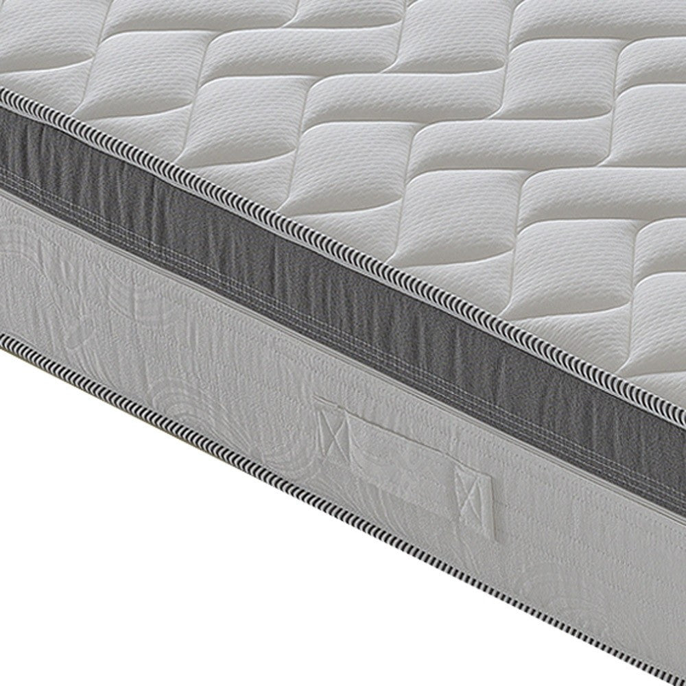 Memory Foam Mattress, Mattress Height 26 Cm, Memory Height 6 Cm, Removable Cover, Refreshing Gel Memory, Medium/Firm Support, 9 Comfort Zones