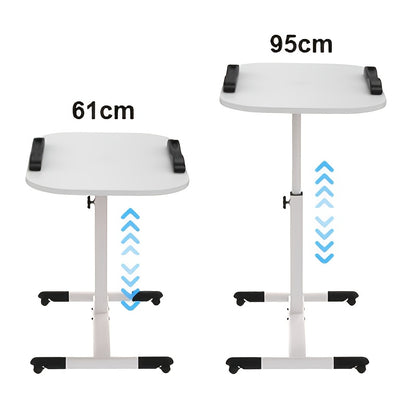 Bureaustoel – Kantoorstoel – Gamingstoel – Draaistoel – Werkstoel – Verstelbaar Hoogte 61-95 cm – Kantelbaar Houten Werkblad 60x40 cm