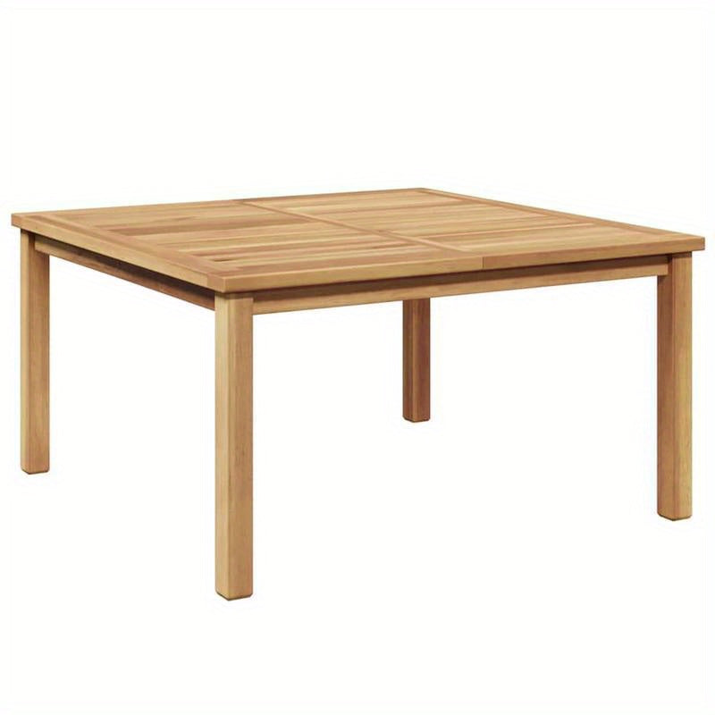 Coffee Table Bruin 85 X 85 X 45 Cm Solid Teak Wood Practical, Removable, Suitable for All Seasons