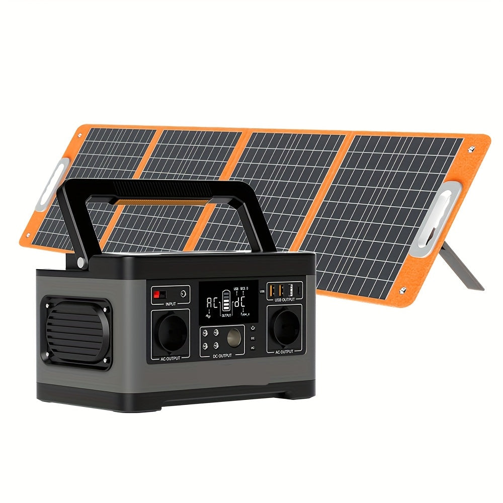 Powerstation – Draagbare Generator – Mobiele Accu – Noodstroom – Camping Stroom – 500W Vermogen – 520Wh Batterij