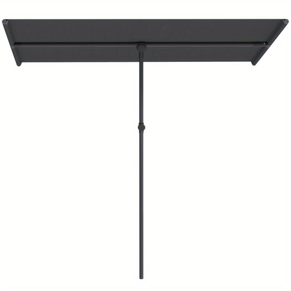 Parasol – Terrasparasol – Balkonparasol – Tuinparasol – Zonnescherm – Extra Groot 150x205 cm – 180° Draaibaar Dak – Verstelbare Hoogte