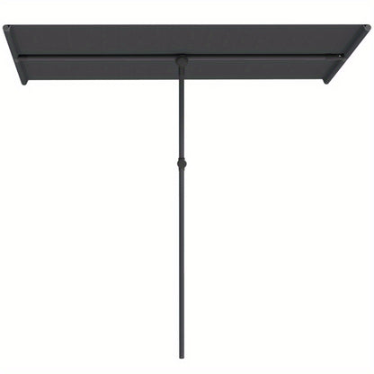 Parasol – Terrasparasol – Balkonparasol – Tuinparasol – Zonnescherm – Extra Groot 150x205 cm – 180° Draaibaar Dak – Verstelbare Hoogte