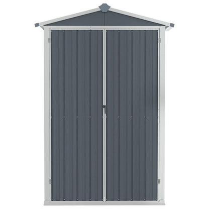 Tuinhuisje – Gereedschapsschuur – Tuinschuur – Tuinberging – Tuinkast – Gegalvaniseerd Staal – Compact 116x45x175 cm – Weerbestendig & Mobiel