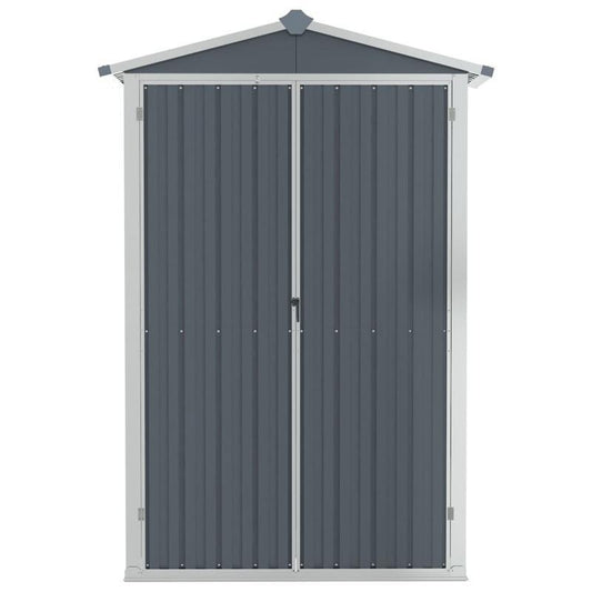 Tuinhuisje – Gereedschapsschuur – Tuinschuur – Tuinberging – Tuinkast – Gegalvaniseerd Staal – Compact 116x45x175 cm – Weerbestendig & Mobiel