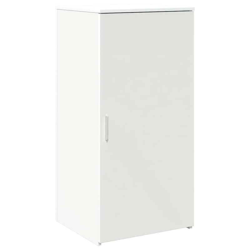 Balie – Receptiebalie – Werkplek – Ontvangstbalie – Balie Meubel – Wit – Modern – Opbergruimte – Ruim Werkblad 155x50 cm – Stevig Houten Design