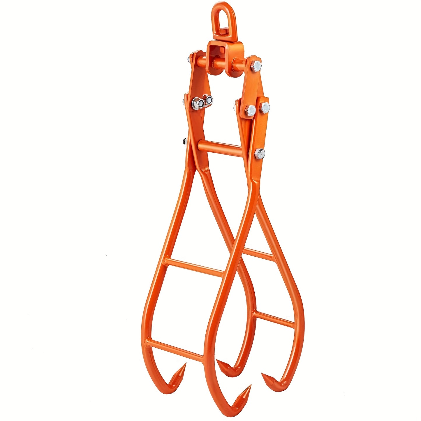 Hijsklem – Houtklem – Rotatieklem – Houtliftklem – Draaibare Klem – 71,12 cm – 360° Draaibaar – Heavy-Duty Staal Met Oranje Coating