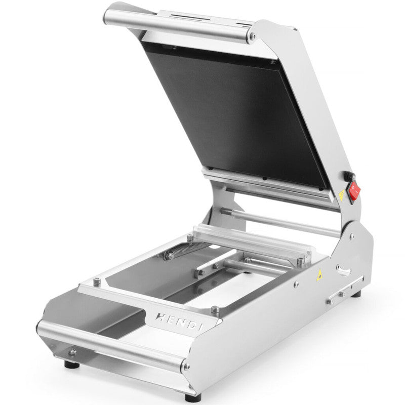 Tray- en Cupsealer – Traysealer – Foliesluiter – Verpakkingsmachine – Sealmachine – Roestvrij Staal 18/10 – 700 W Verzegeling Met Temperatuurregelaar