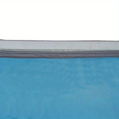 Tent – Kampeertent – Buitentent – Festivaltent – Vissertent – Polyester Waterafstotend – Geventileerd 285x255x245 cm – Blauw Zwart