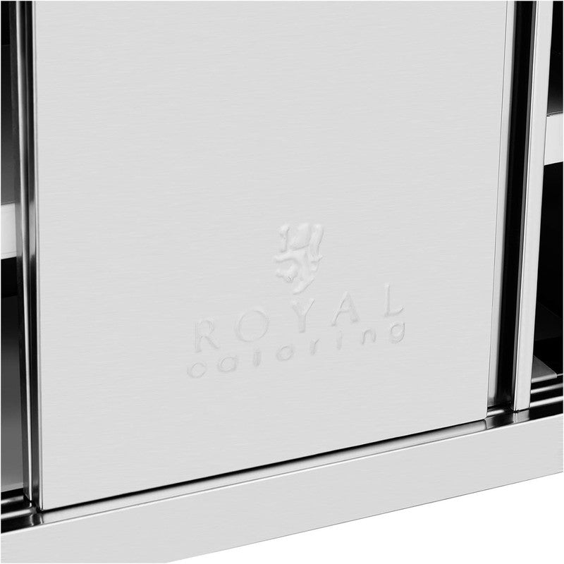 Keukenkastje – Wandkastje – Opbergkast – Buffetkast – Spaanplaatkast – Roestvrij Staal – Schuifdeuren – 120 Kg Draagkracht – 90x40x50 cm