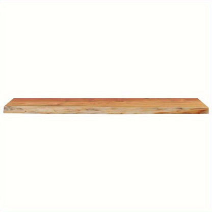 Wandplank – Muurplank – Plank – Zwevende Plank – Houten Plank – Acaciahout Massief – 120x30x2,5 cm – Boomrand Design