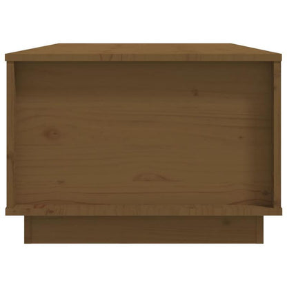 Coffee Table 100X50X35 Cm Solid Pine Wood Honingbruin Practical, Removable, Suitable for All Seasons