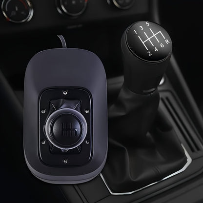 Racestuur – Racewheel – Gaming Stuur – Racestuur Set – Stuur Met Versnellingspook – Metalen Hall-Effect Pedalen – Dual Vibratiefeedback – Zwart