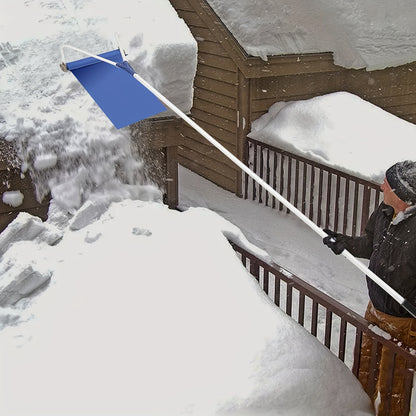 Sneeuwschuiver – Sneeuwruimer – Sneeuwschep – Dakschuiver – Verstelbare Aluminium Steel – Lichtgewicht Met Wielen – Krasvrij – 1,8-6,6 m Extreem Stevig – Weerbestendig Oxford Doek – Temperatuurbestendig Tot -30°C