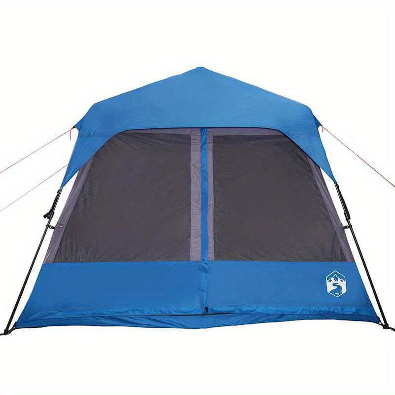 Campingtent – Kampeertent – Familietent – Glamping Tent – Outdoor Tent – Ruim voor 9 Personen – Waterafstotend Polyester – Glasvezel Frame