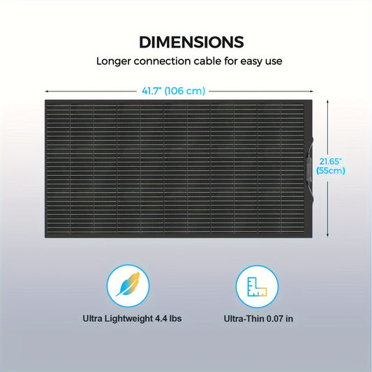 Zonnepaneel – Solar Panel – Zonnepanelen – Solar Energie – Zonne-energie – 4x 100W Monokristallijn – Hoog Rendement & Weerbestendig