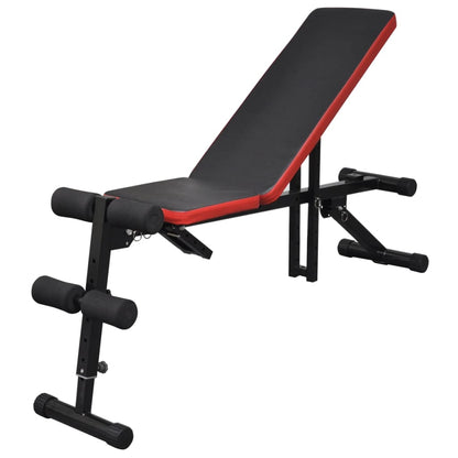 Multifunctionele Trainingsbank – Fitnessbank – Krachtbank – Dumbbellbank – Gewichtbank – Verstelbare Rugleuning – Dumbbells 30,5 kg – Robuust Stalen Frame – Comfortabele Bekleding – Zwart