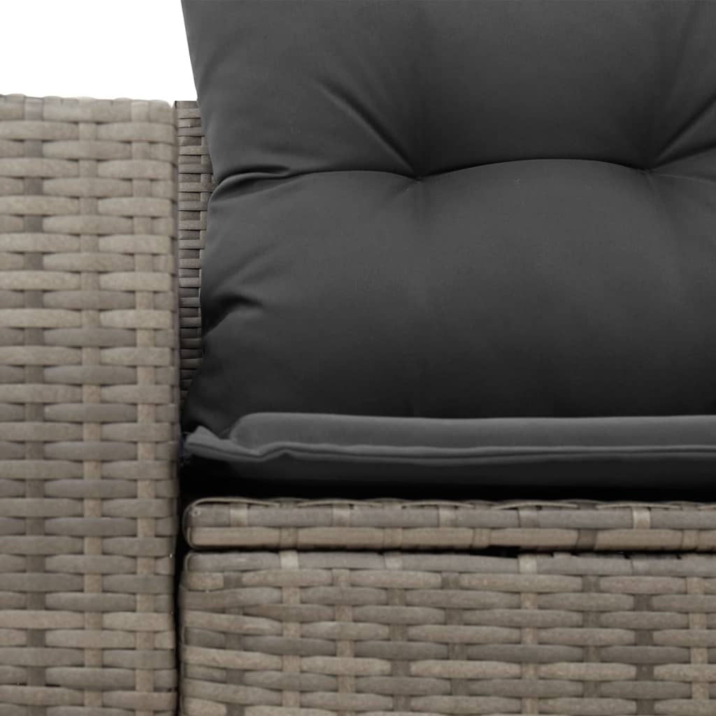 Tuinbank – Buitenbank – Zitbank – 2-zits Bank – Poly Rattan – Weerbestendig – Met Kussens