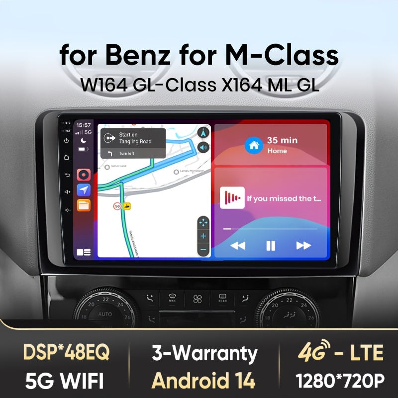 Carplay Autoradio – Android Auto Multimedia Speler – Draadloos CarPlay – 2DIN Autoradio – GPS Navigatie – 9 Inch IPS Touchscreen – 4G & Wi-Fi Connectivity