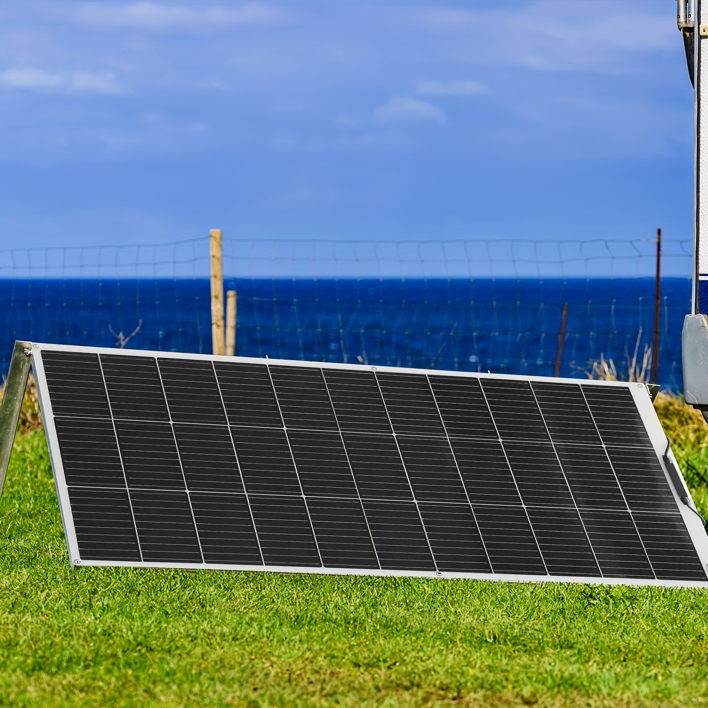 Flexibel Zonnepaneel – Solar Module – Monokristallijn Paneel – 12V Zonnecel – Camping Zonnepaneel – 4x105W 420W – IP67 Waterdicht – Geschikt voor Caravan & Tuinhuis