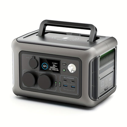 Powerstation – Draagbare Generator – Noodstroomvoorziening – Zonne-energie Accu – Powerbank – Compact Design – LiFePO4 Batterij 299Wh – UPS Functie & Snelladen in 1 Uur