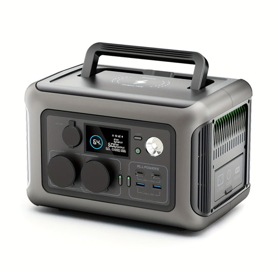 Powerstation – Draagbare Generator – Noodstroomvoorziening – Zonne-energie Accu – Powerbank – Compact Design – LiFePO4 Batterij 299Wh – UPS Functie & Snelladen in 1 Uur
