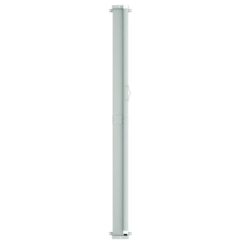 Tuinscherm – Privacyscherm – Balkonscherm – Windscherm – Schaduwdoek – Uitschuifbaar Zijscherm 200x600 cm – Duurzaam Polyester Zwart