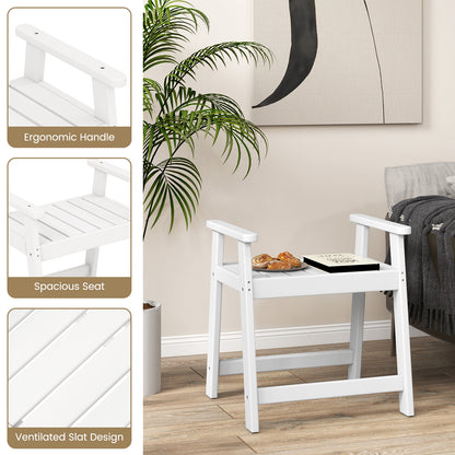 Douchekruk – Douchezitje – Badkruk – Badzitje – Douchebankje – Met Armleuningen – Ruime Afmetingen 58x52x61,5 cm