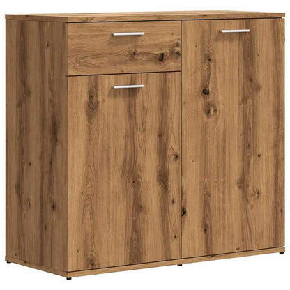 Bestekkast – Opbergkast – Ladekast – Dressoir – Commode – Handgemaakt Eikenhout – Compact Formaat 80x36x75 cm – Duurzaam & Multifunctioneel