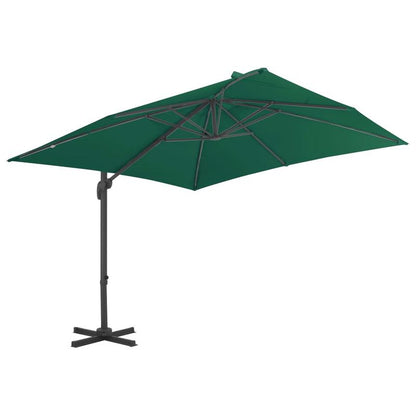 Zwevende Parasol – Hangende Parasol – Luchtige Parasol – Tuinparasol – Aluminium Frame – 300x300 Cm – Kantelbaar & Draaibaar