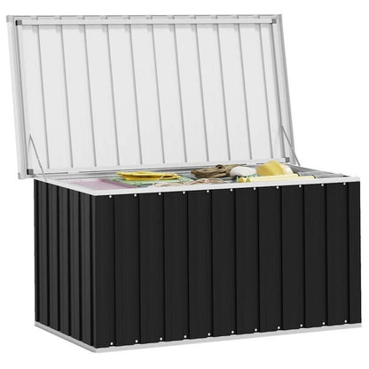 Tuinbak – Plantenbak – Buitenbak – Bloembak – Plantencontainer – Weerbestendig Materiaal – 129x67x65 cm Grote Tuinbak Antraciet