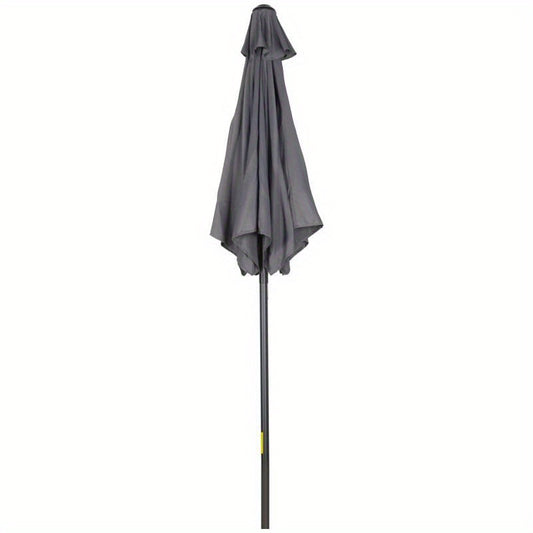 Parasol – Zeshoekige Parasol – Tuinparasol – Balkonparasol – Terrasparasol – Extra Lang 196 cm – 360° Draaibaar met Kantelbare Sluiting