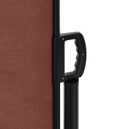Retractable Windshield 100x600cm (38.5x20in) - Removable Temporary Outdoor Blackout Curtain with Red Accents, 81- Light Blocking, Durable Fabric for Patio, Balcony, Garden & Poolside Protection, Patio Privacy, Stylish Window