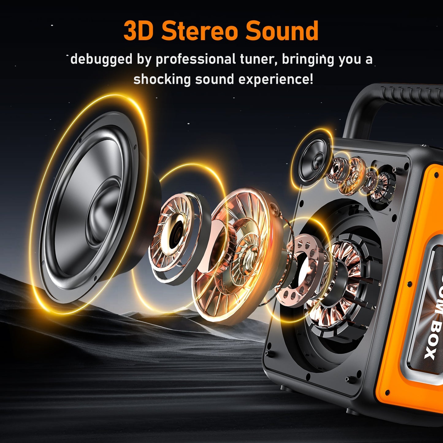 Karaokemachine – Draagbare Speaker – Bluetooth Karaoke Set – Karaoke Luidspreker – Draadloze Microfoons – 3D Surround Geluid – Dynamische LED Verlichting