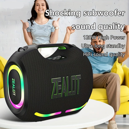 Draagbare Draadloze Speaker – Bluetooth Speaker – Portable Speaker – Outdoor Speaker – Party Speaker – Zwart – 36 Uur Speeltijd – IPX5 Waterbestendig