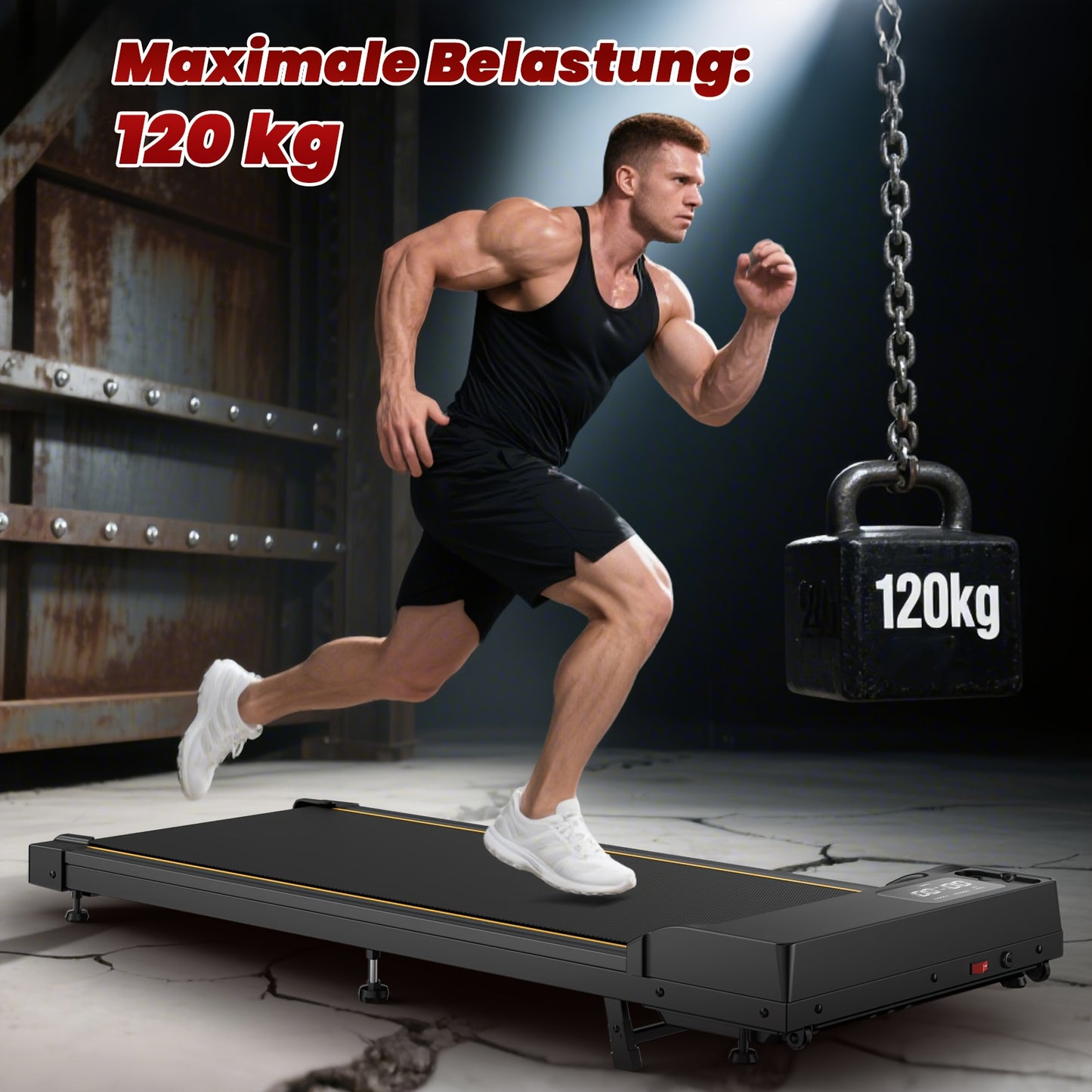Loopband – Wandelband – Walking Pad – Treadmill – Hometrainer – Inklapbaar – 15% Helling – Stil Met Afstandsbediening