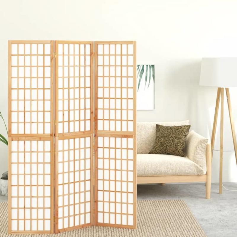 Schermkamer – Kamerscherm – Vouwscherm – Paravent – Ruimteverdeler – 3 Panelen – Afmeting 120x170 cm – Opvouwbaar & Lichtgewicht