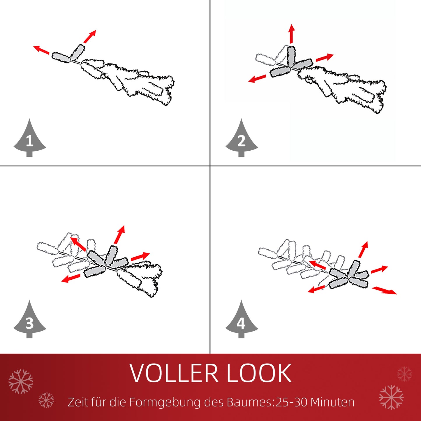 Kunstkerstboom – Nepkerstboom – Kerstboom – Kersteverlichting – Groen – 1,8 Meter Hoog – Realistische Takken van PVC en PE