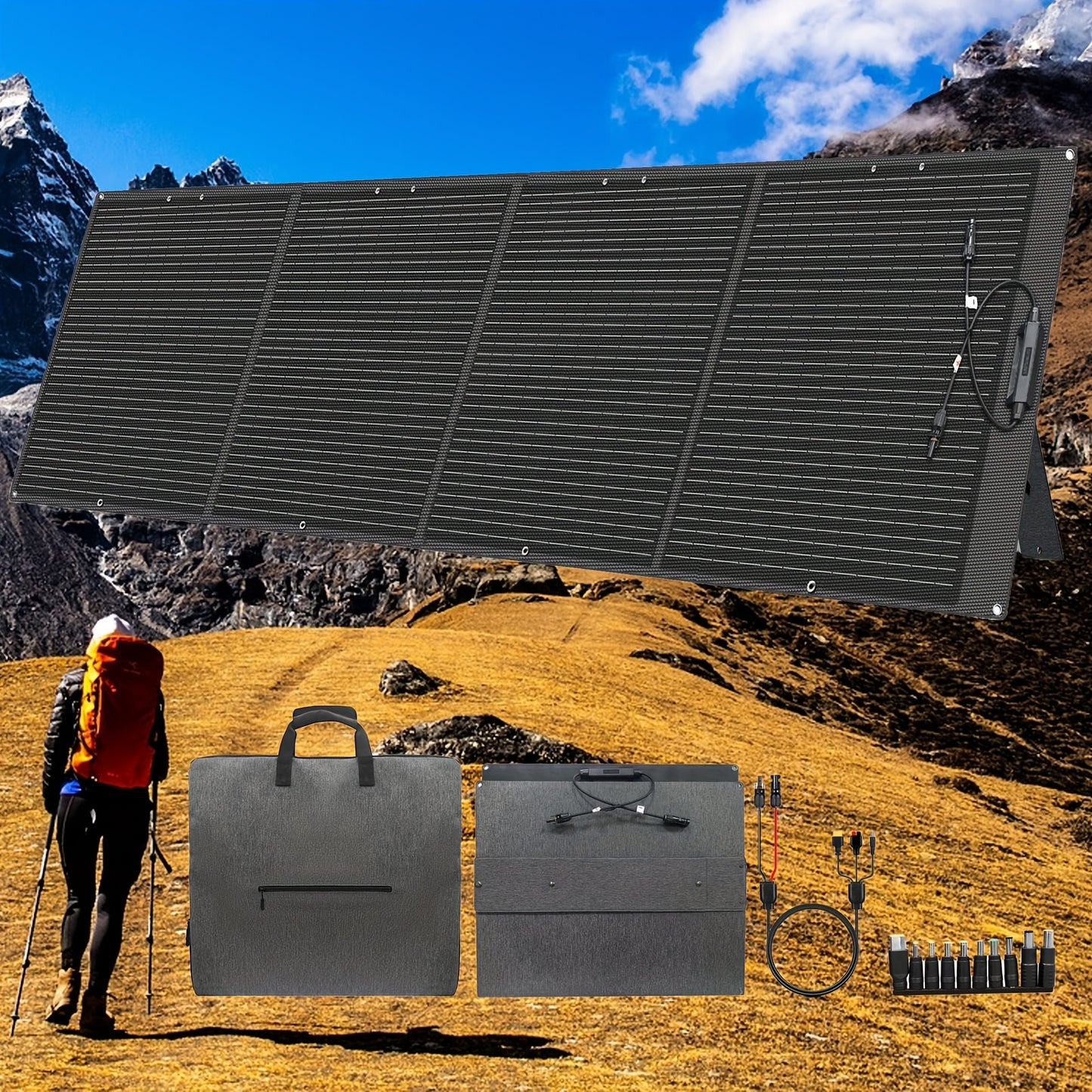 Zonnepaneel – Solar Panel – Zonnecellen – Zonne-energie Paneel – Monokristallijn – 200W Vermogen – Maximale Werkspanning 36V