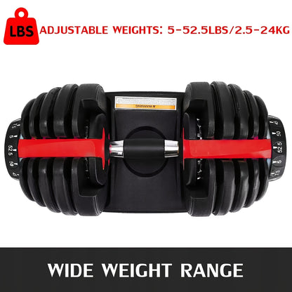 Verstelbare Halter – Dumbbell – Gewicht – Krachttraining – Fitness – 24 kg – Anti-slip Handvat – Duurzaam Metaal