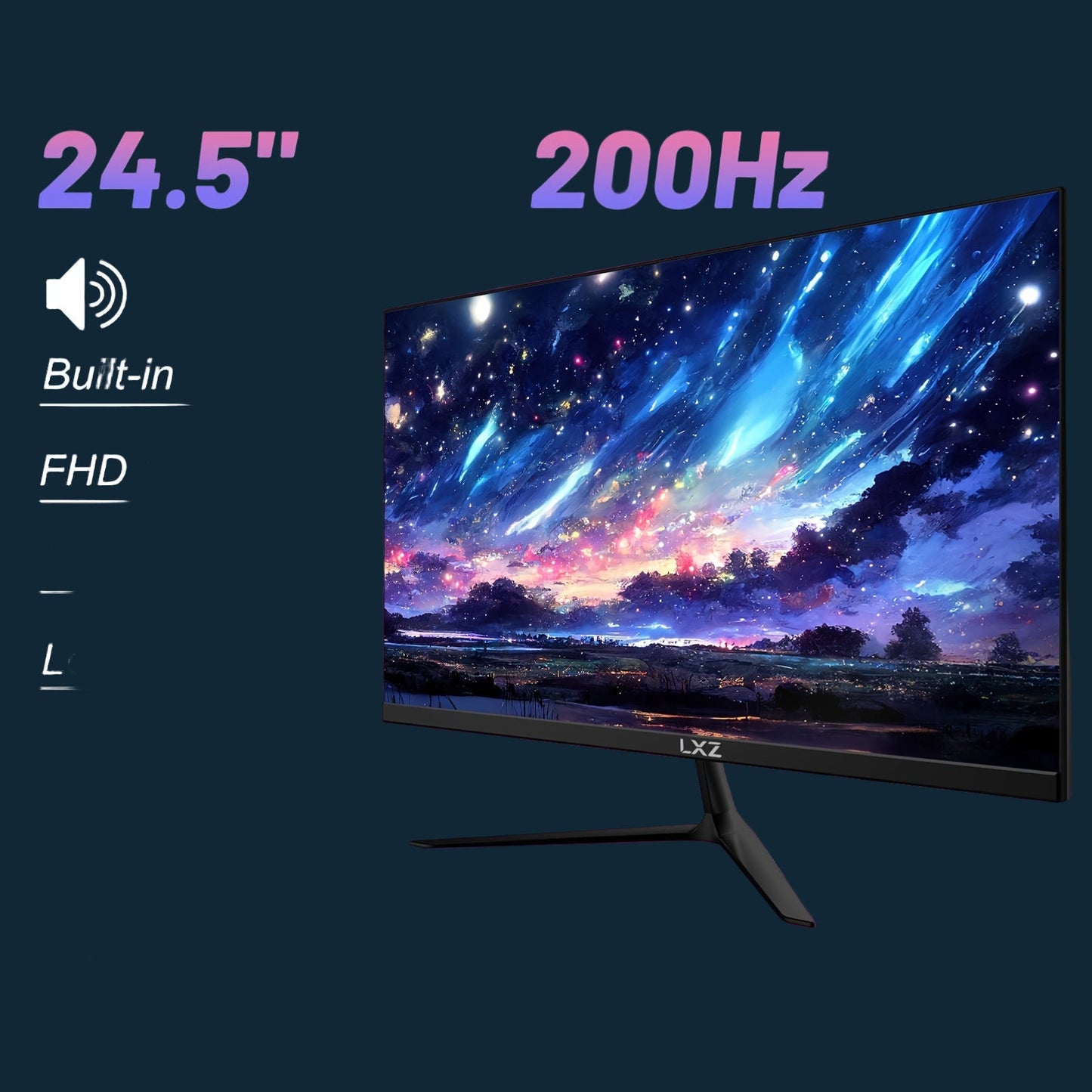 Gaming Monitor – Computerscherm – Beeldscherm – PC Monitor – Gaming Display – 27 Inch – Full HD 1920x1080 – 180Hz Verversingssnelheid – 1800R Gebogen Scherm