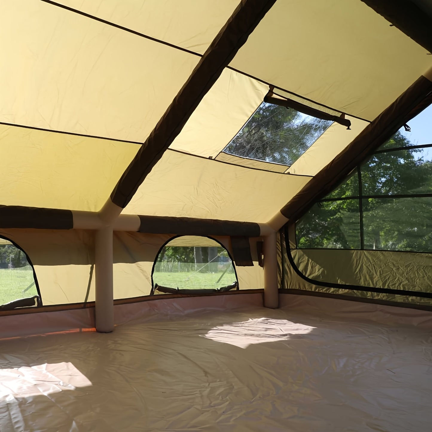 Tent – Opblaasbare Tent – Kampeertent – Familietent – Outdoor Tent – 12m² – Snel Opzetten – Waterafstotend Oxford Polyester
