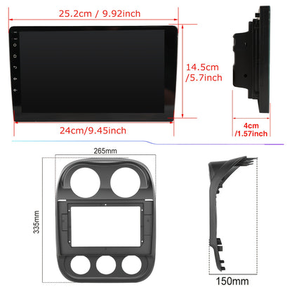 Android Autoradio – Car Stereo – Multimedia Systeem – Auto Radio – In-Car Entertainment – Android 15.0 Met AHD Camera – 10,1 Inch IPS Scherm – 4GB RAM 64GB Opslag