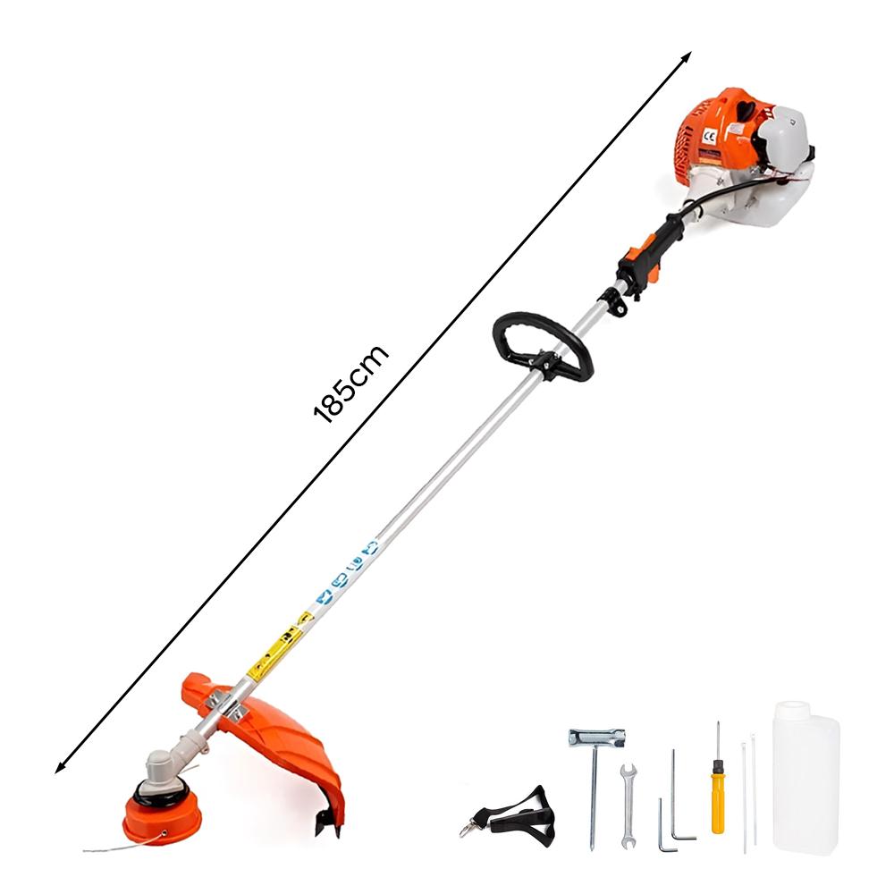 Bosmaaier – Grastrimmer – Struikschaar – Heggenschaar – Onkruidverdelger – 52cc 2-Takt Motor – Anti-Vibratie Systeem