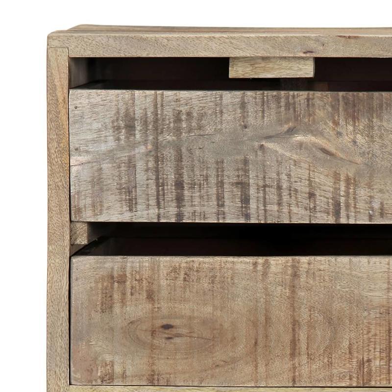 Massief Houten Dressoir – Sideboard – Opbergkast – Kast – Balie – Massief Mangohout – 140x30x60 cm – Verwijderbare Opbergruimte