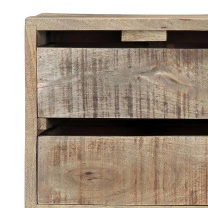 Massief Houten Dressoir – Sideboard – Opbergkast – Kast – Balie – Massief Mangohout – 140x30x60 cm – Verwijderbare Opbergruimte