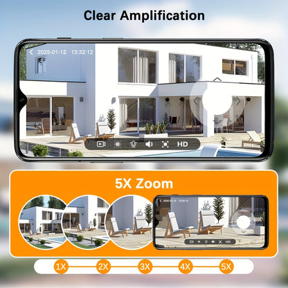 Draadloze Beveiligingscamera – Zonne-energie Camera – Buiten Camera – 1080p Camera – IP66 Weerbestendig – 360° PTZ – 4G Connectiviteit