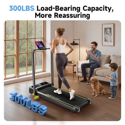 Loopband – Wandelband – Walking Pad – Treadmill – Loopband Inklapbaar – 3 Niveau Helling – Draagkracht Tot 136 kg